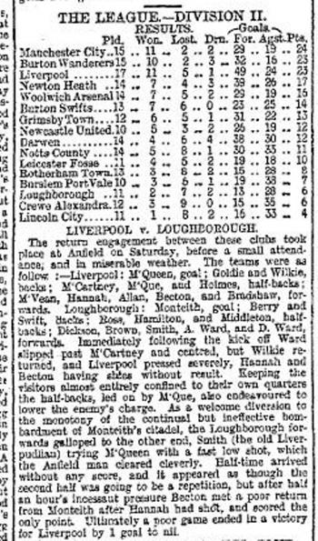 Liverpool Mercury report