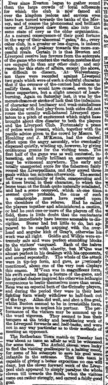 Liverpool Mercury notes
