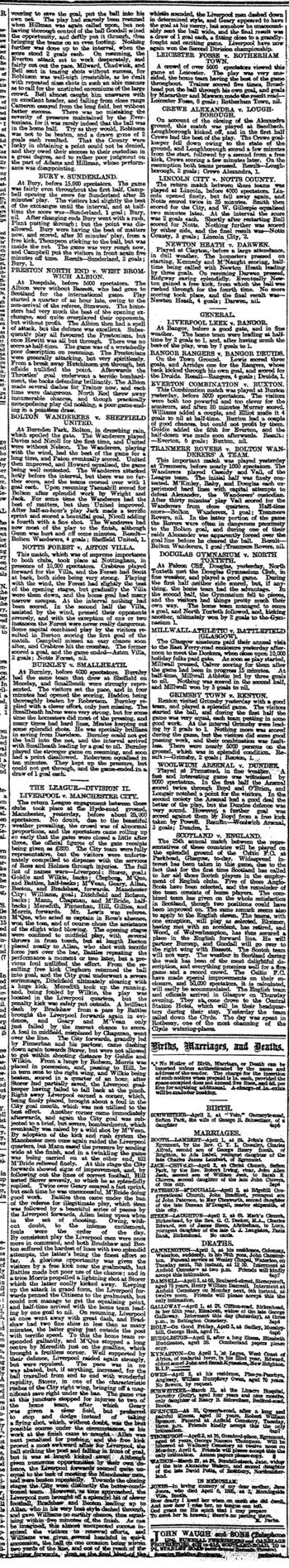 Liverpool Mercury report