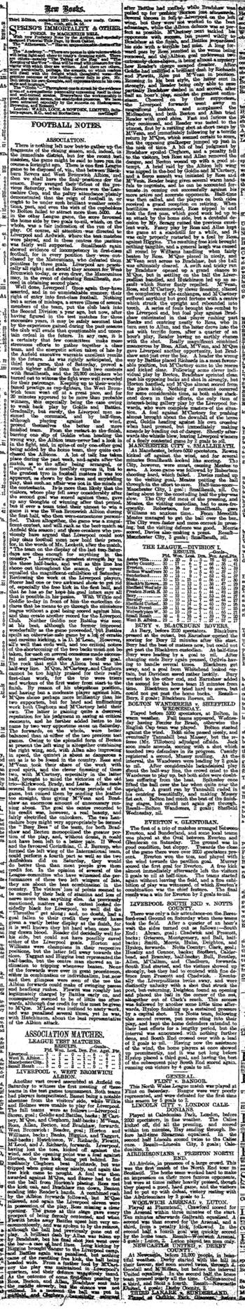 Liverpool Mercury report