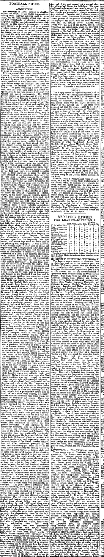 Liverpool Mercury notes