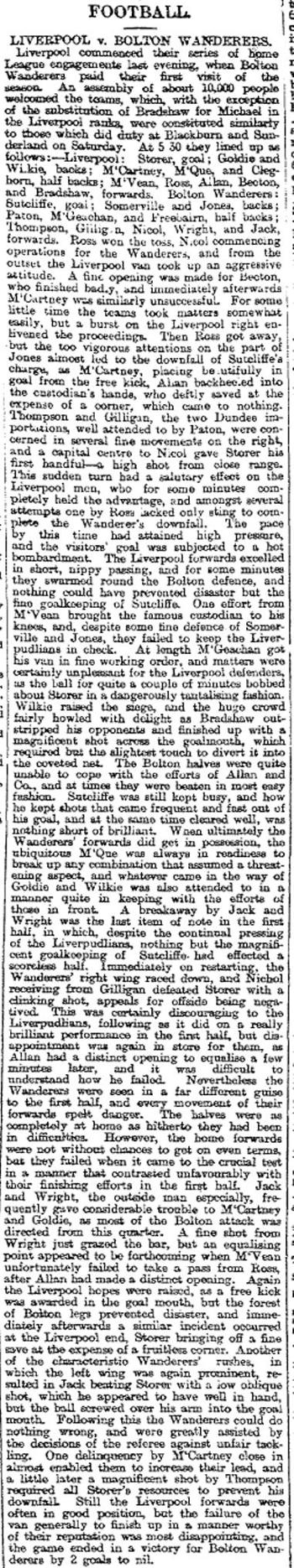 Liverpool Mercury report