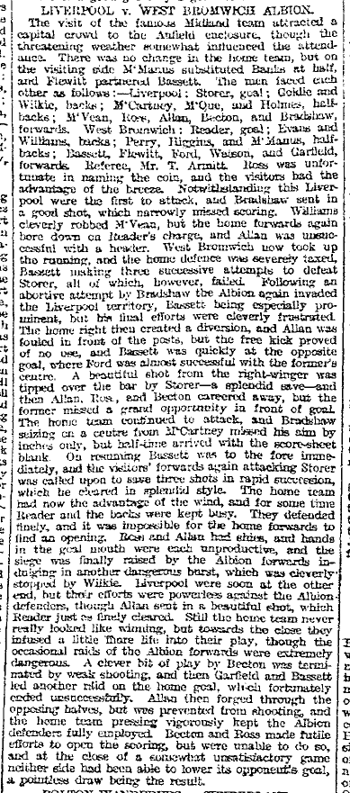 Liverpool Mercury report
