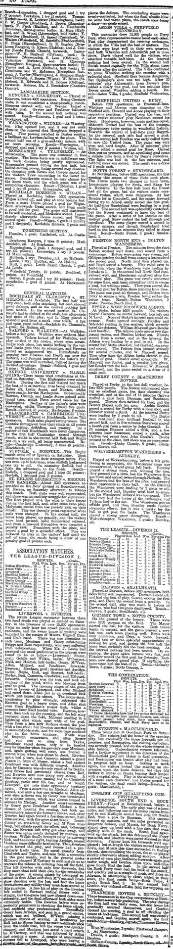 Liverpool Mercury report