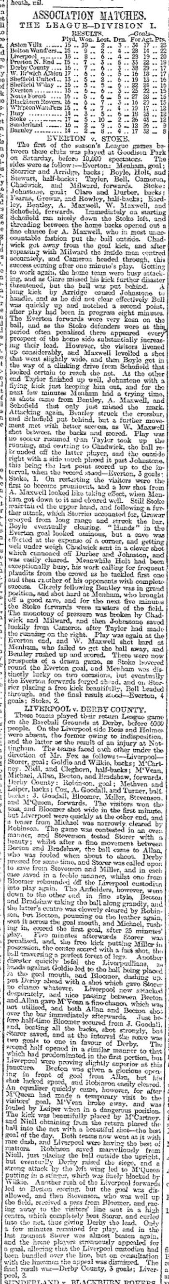 Liverpool Mercury report