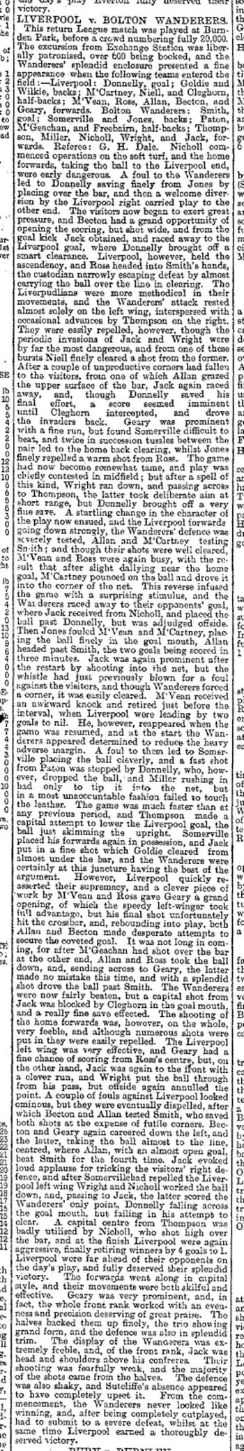 Liverpool Mercury report