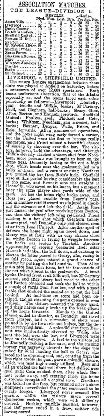 Liverpool Mercury report