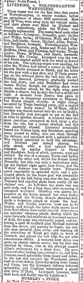 Liverpool Mercury report