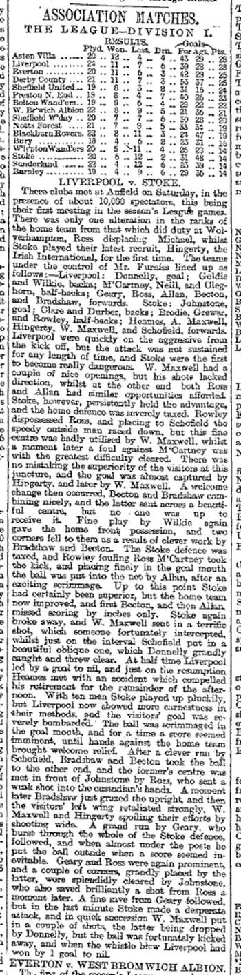 Liverpool Mercury report