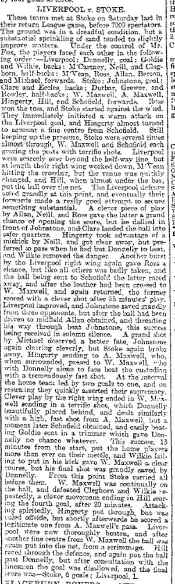 Liverpool Mercury report