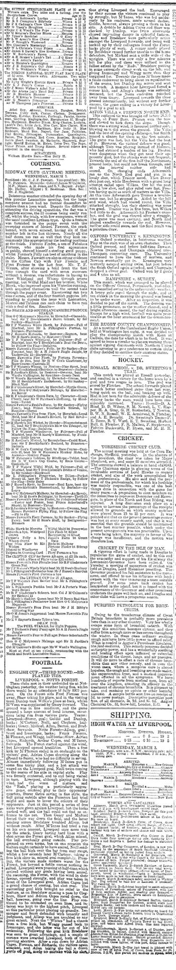 Liverpool Mercury report
