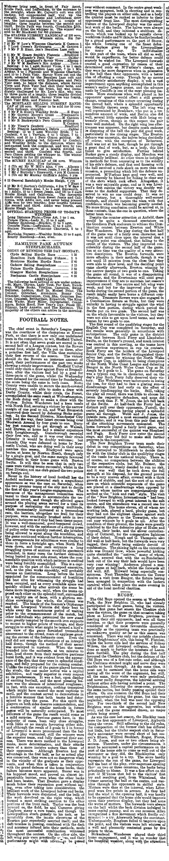 Liverpool Mercury notes
