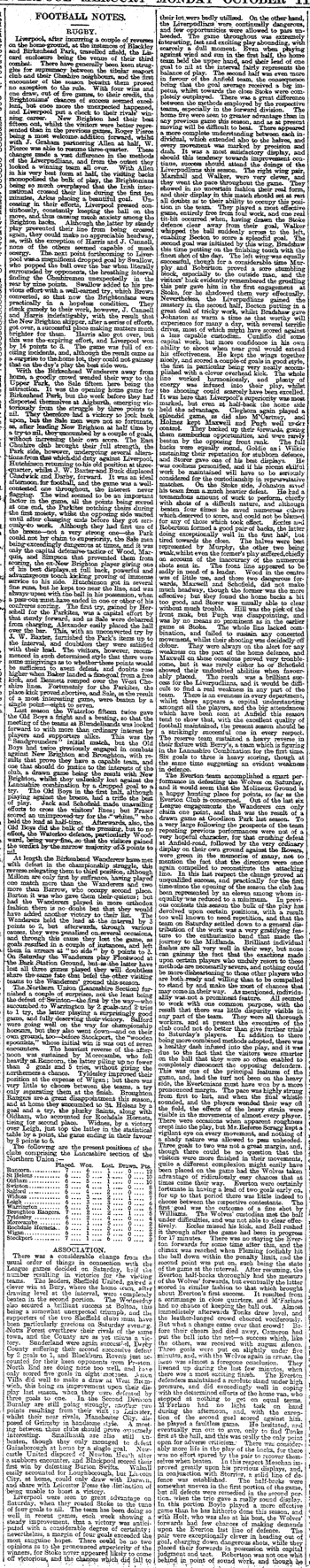 Liverpool Mercury notes
