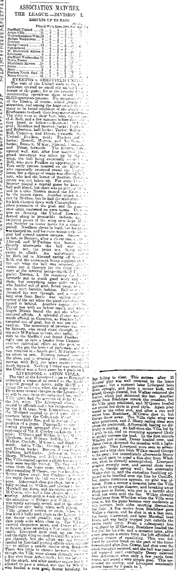 Liverpool Mercury report