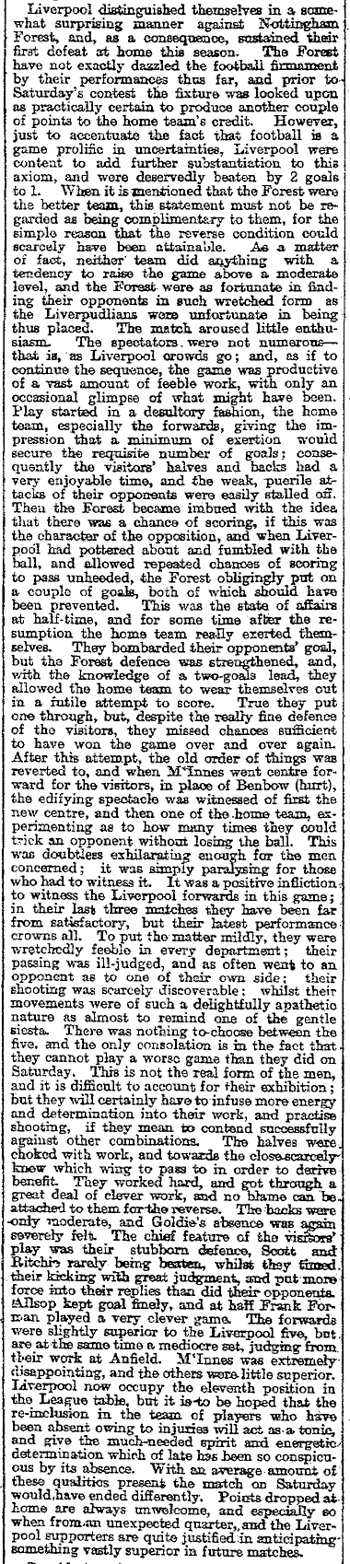 Liverpool Mercury notes