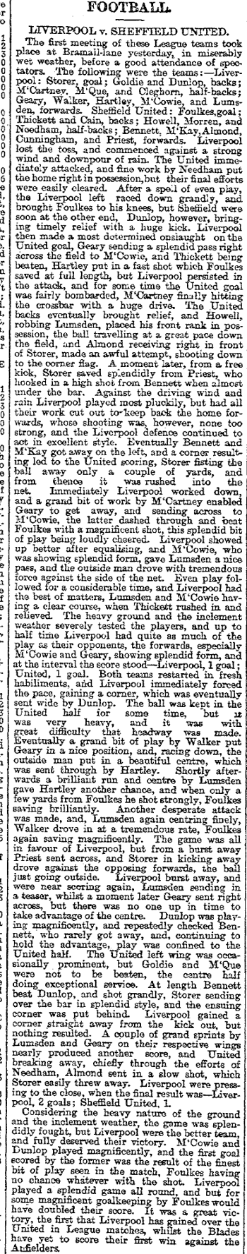 Liverpool Mercury report