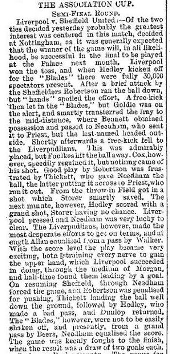 Press report from Lloyd's Weekly Newspaper