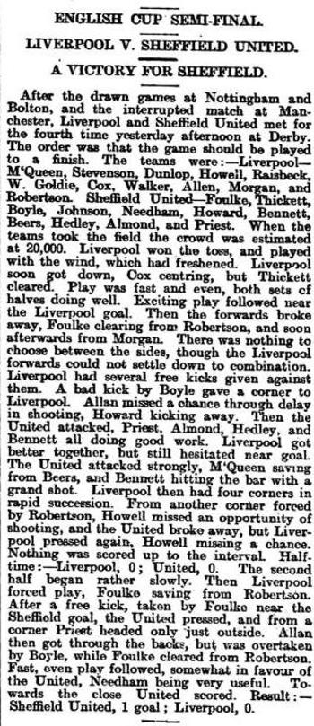 Press report from Dundee Courier and Argus