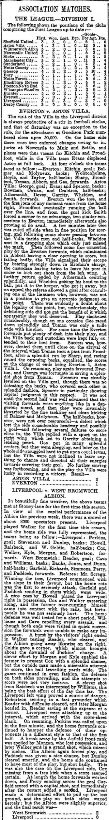 Liverpool Mercury report