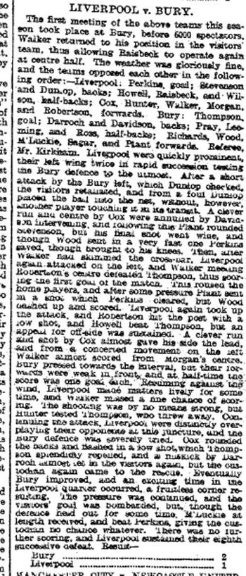 Liverpool Mercury report