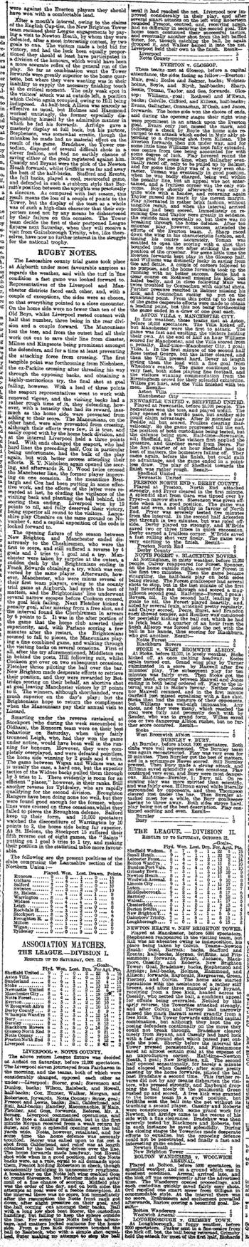 Liverpool Mercury report