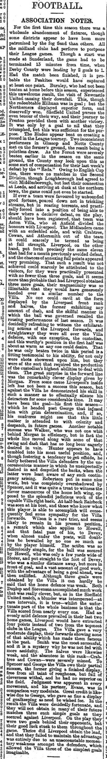 Liverpool Mercury notes