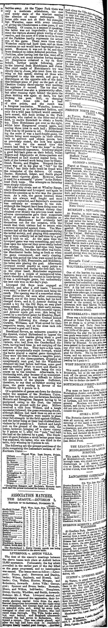 Liverpool Mercury report