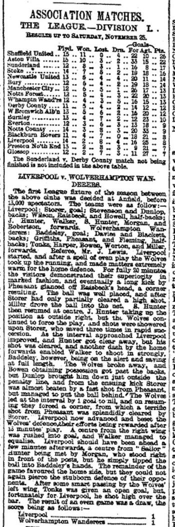 Liverpool Mercury report