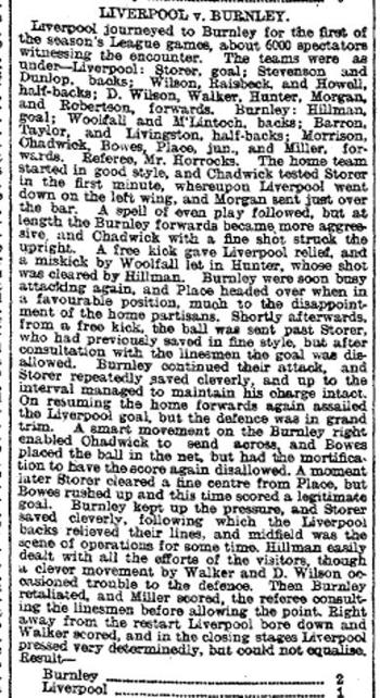 Liverpool Mercury report