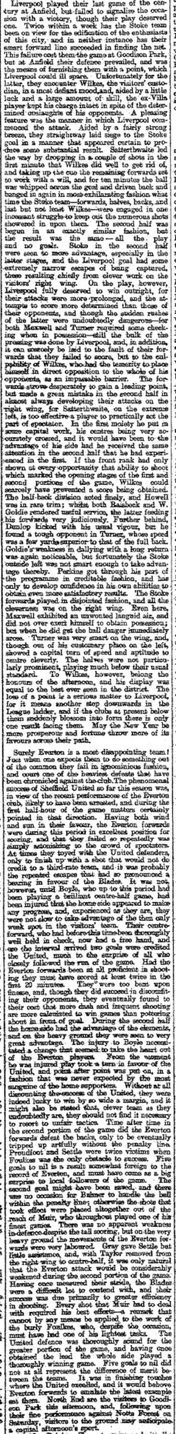 Liverpool Mercury report