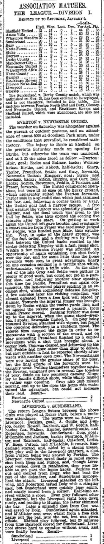 Liverpool Mercury report