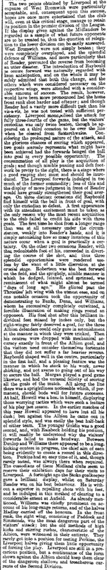 Liverpool Mercury report