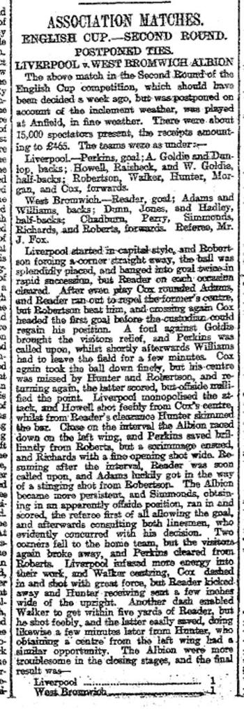 Liverpool Mercury report