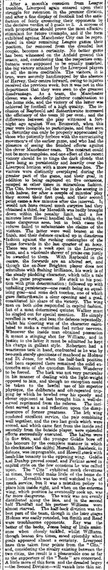 Liverpool Mercury report
