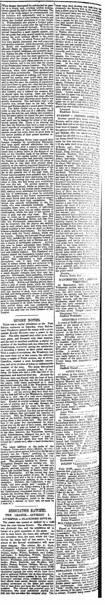 Liverpool Mercury report