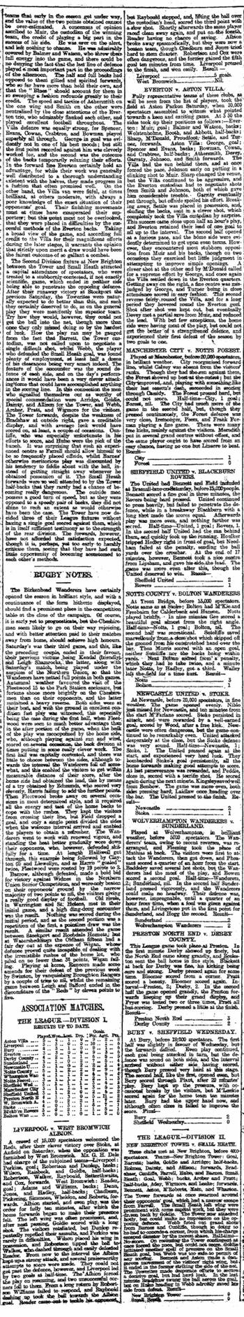 Liverpool Mercury report