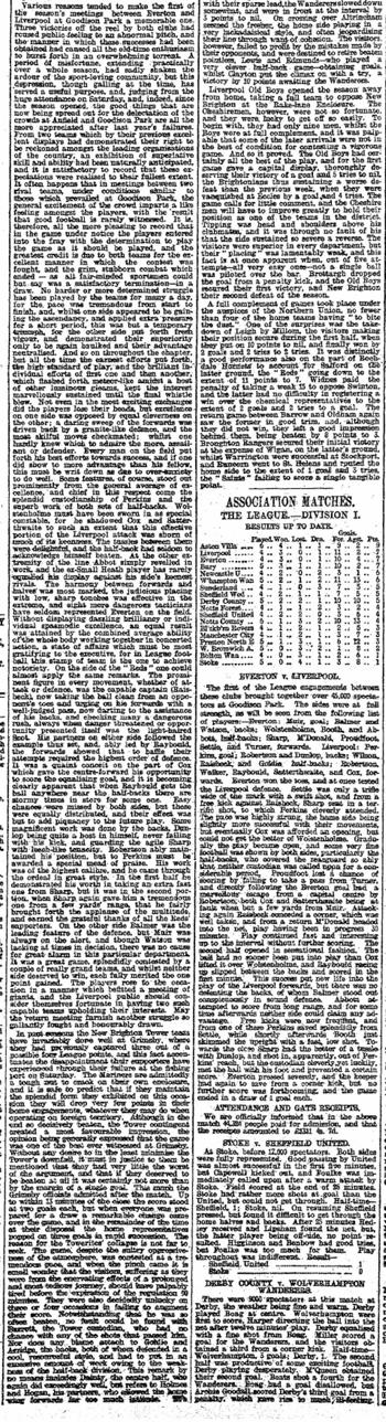 Liverpool Mercury report