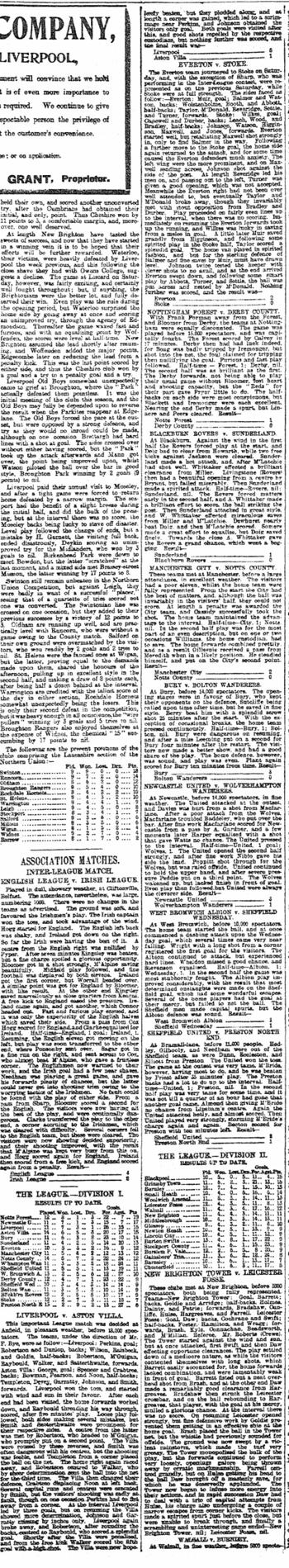 Liverpool Mercury report