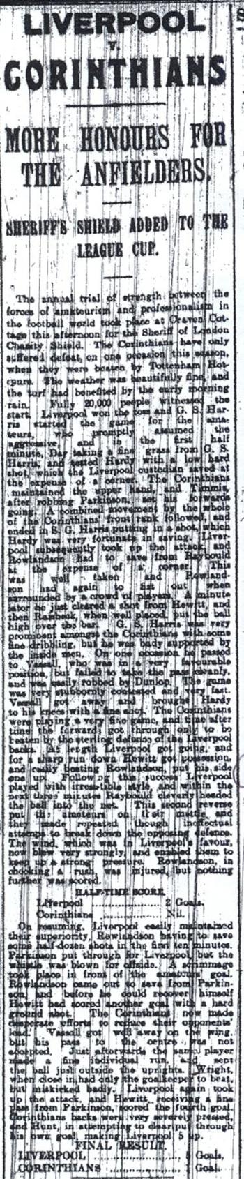 Liverpool Mercury report