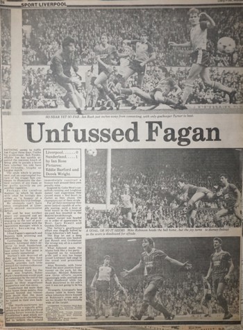 Unfussed Fagan - 1 October 1983