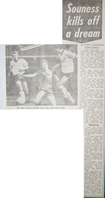 Souness kills off a dream - 28 November 1983