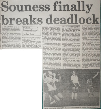 Souness finally breaks deadlock - 28 November 1983