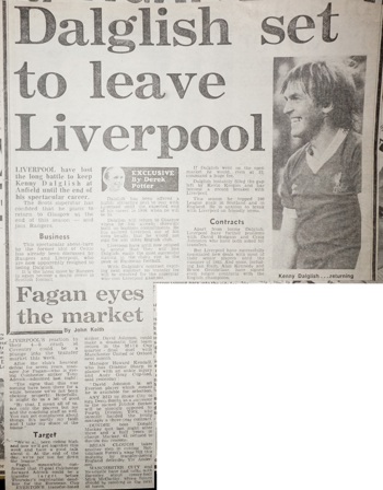 Dalglish set to leave Liverpool - 10 December 1983