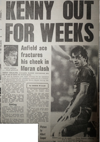 Kenny out for weeks - 2 January 1984