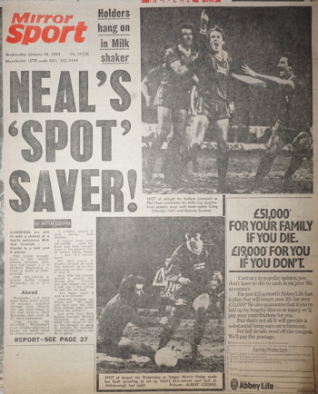 Neal's spot saver - 17 January 1984