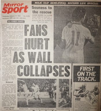 Fans Hurt As Wall Collapses