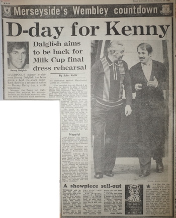 D day for Kenny - 24 February 1984