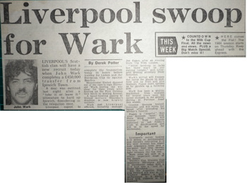 Liverpool swoop for Wark 