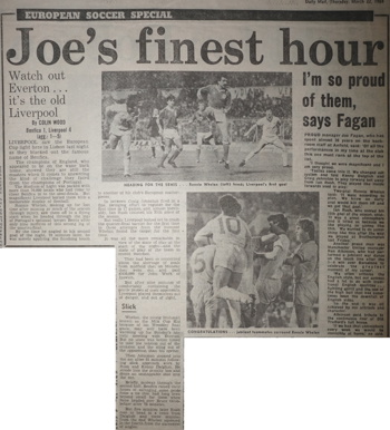 Joe's finest hour - 21 March 1984