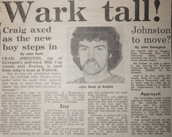 Wark tall - 31 March 1984